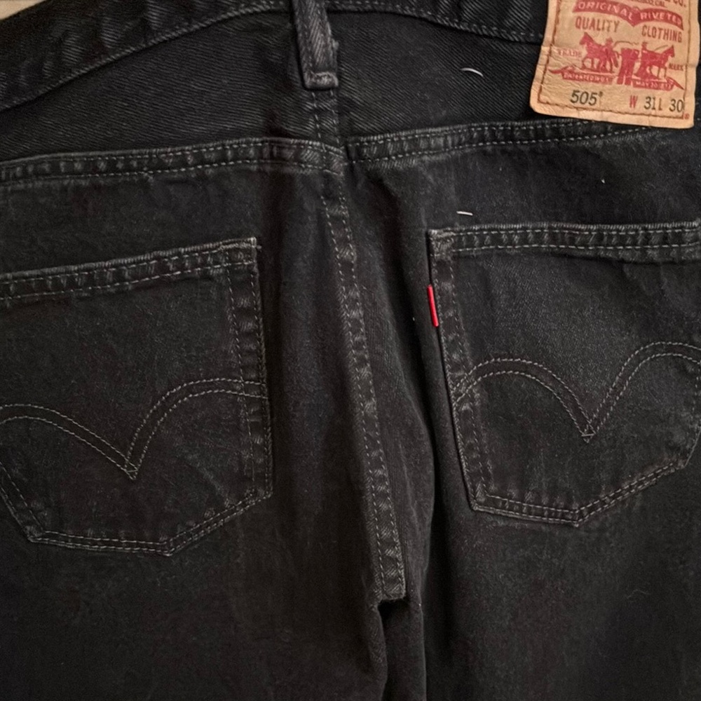 Levi's Black Straight Jeans Classic Design